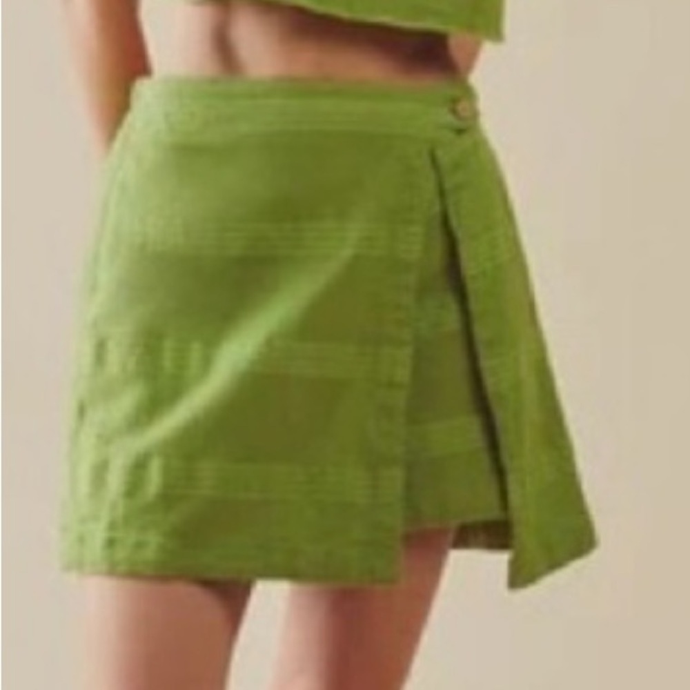 Free People Ain't Nothin' Like It Skort Endless Summer 2 pc set Wrap Textured XS - Picture 3 of 6